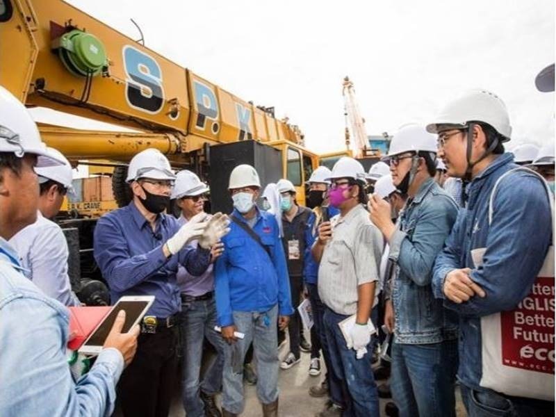 อบรมทีมควบคุมเครน